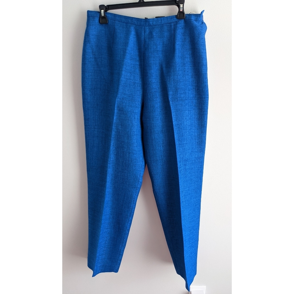 Sag Harbor Suit Dusky Blue Polyester Pants